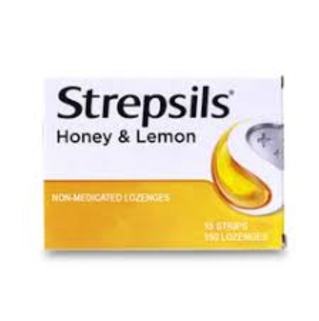 STREPSILS ANTISEPTIC LOZENGES HONEY & LEMON 2'S